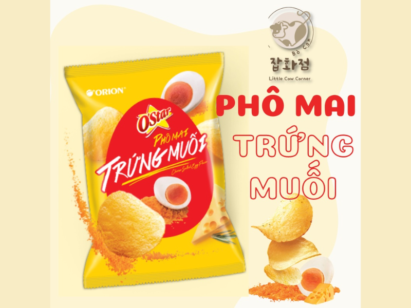 Snack bim bim vị trứng muối