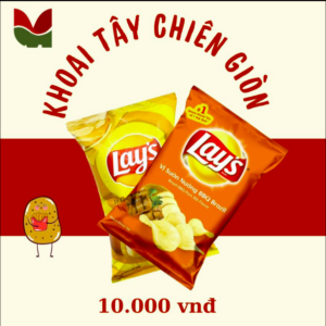 Snack khoai tây chiên giòn